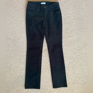 Loft green curvy straight corduroy pants. Size O or 25